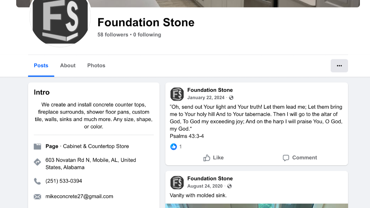 Foundation Stone professional concrete services