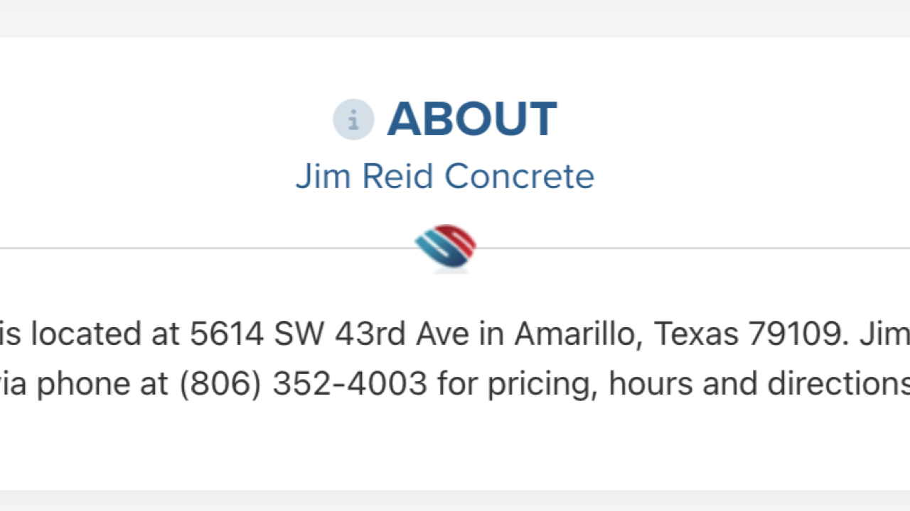 Jim Reid Concrete