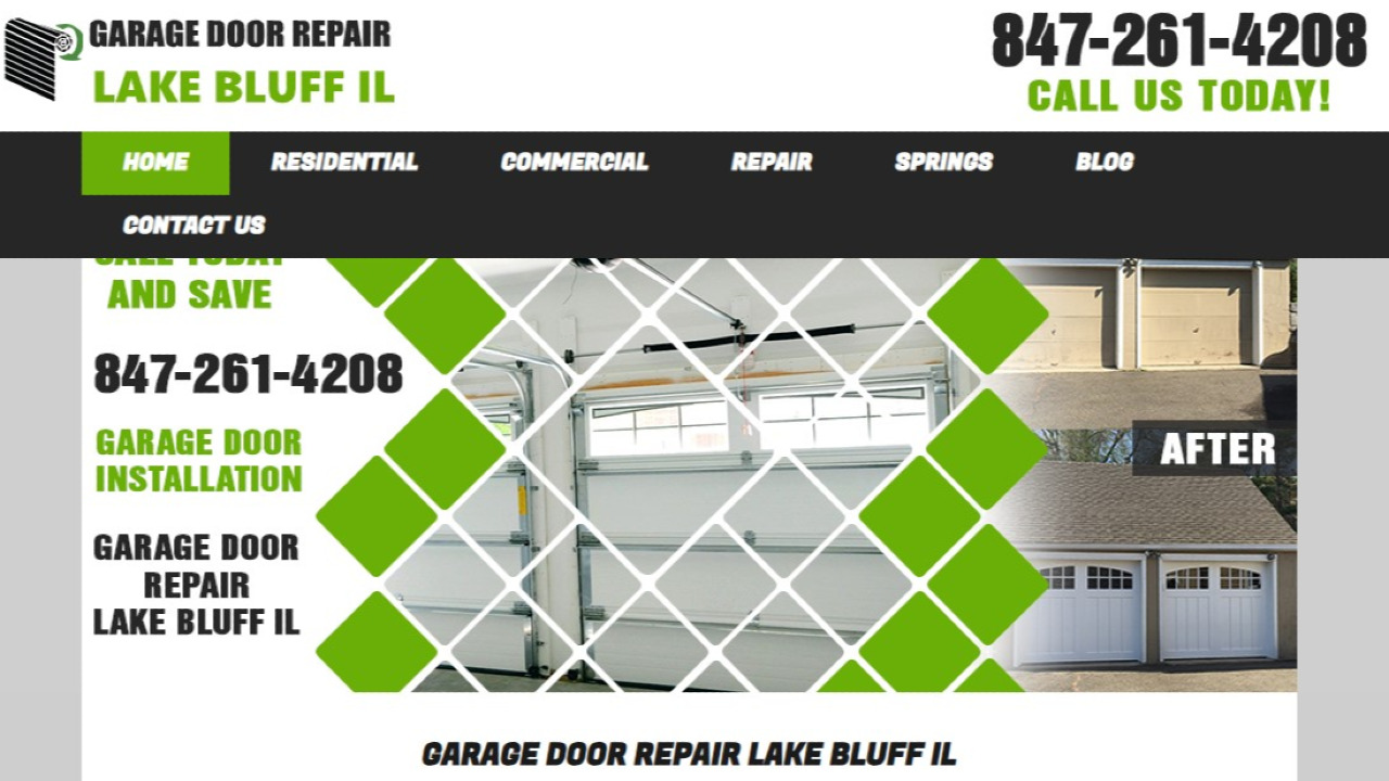 Garage Door Repair Lake Bluff IL