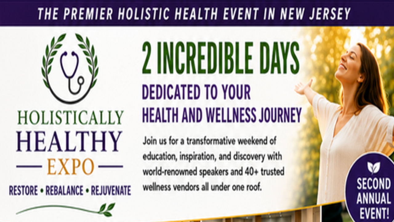 Holistically Healthy Expo 2026 | Oct 10-11, 2026 - North Bergen, NJ