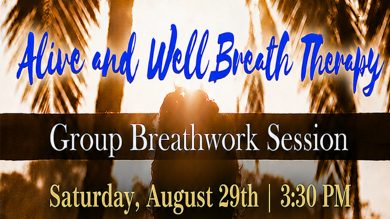 Alive and Well Breath Therapy: Group Breathwork Session | Aug 29, 2026 - Scottsdale, AZ