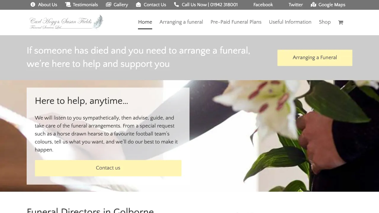 Carl Hogg & Susan Fields Funeral Service Ltd