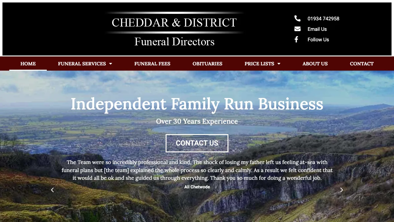 Cheddar and District Funeral Directors Limited