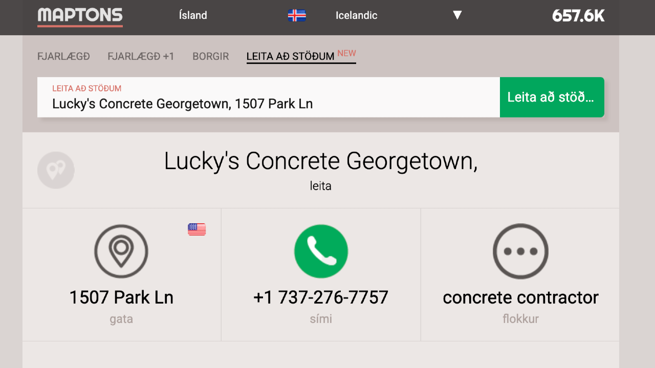 Lucky'S Concrete Georgetown