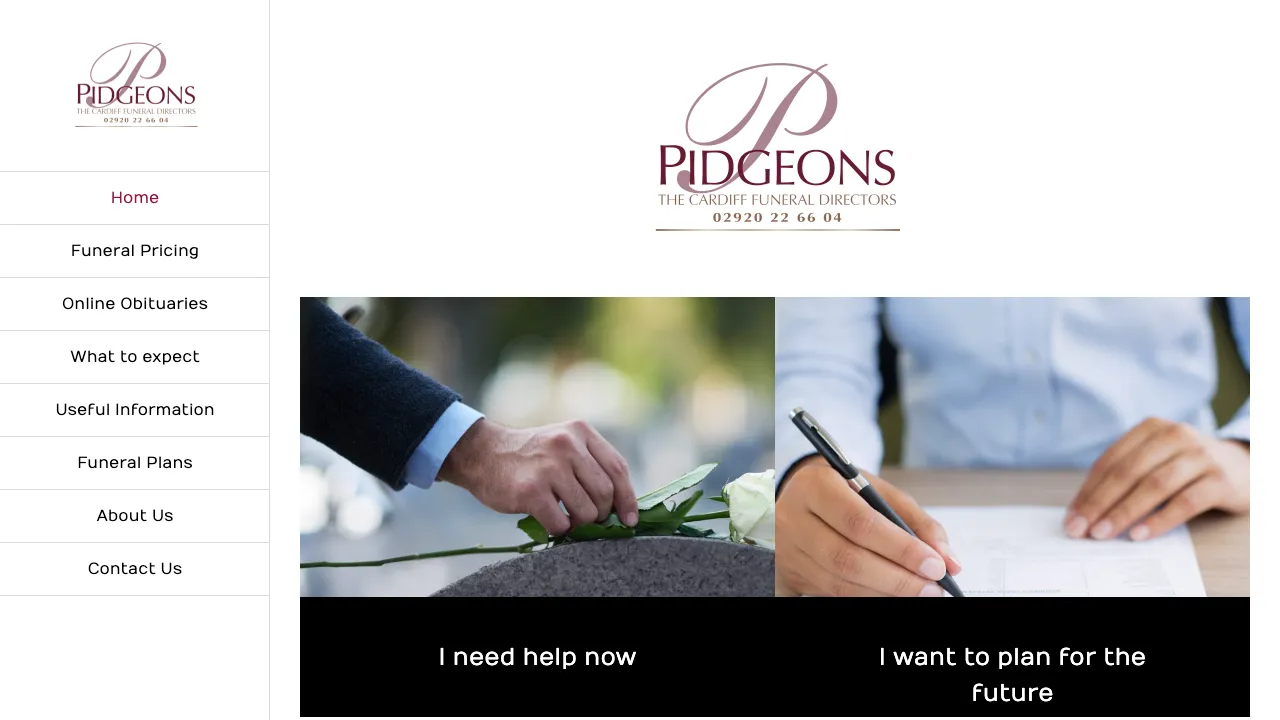 Pidgeons Funeral Service