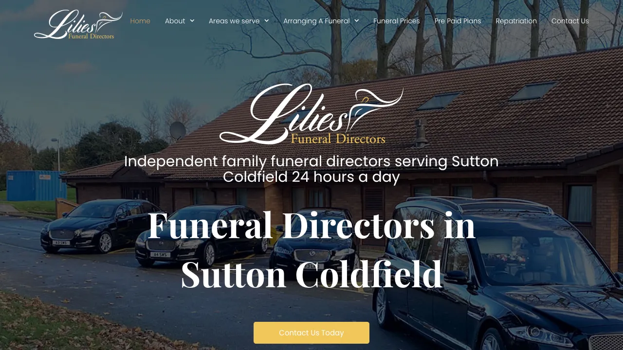 Lilies Funeral Directors Ltd, Sutton Coldfield
