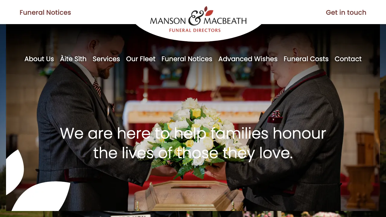 Manson & MacBeath Funeral Directors Ltd