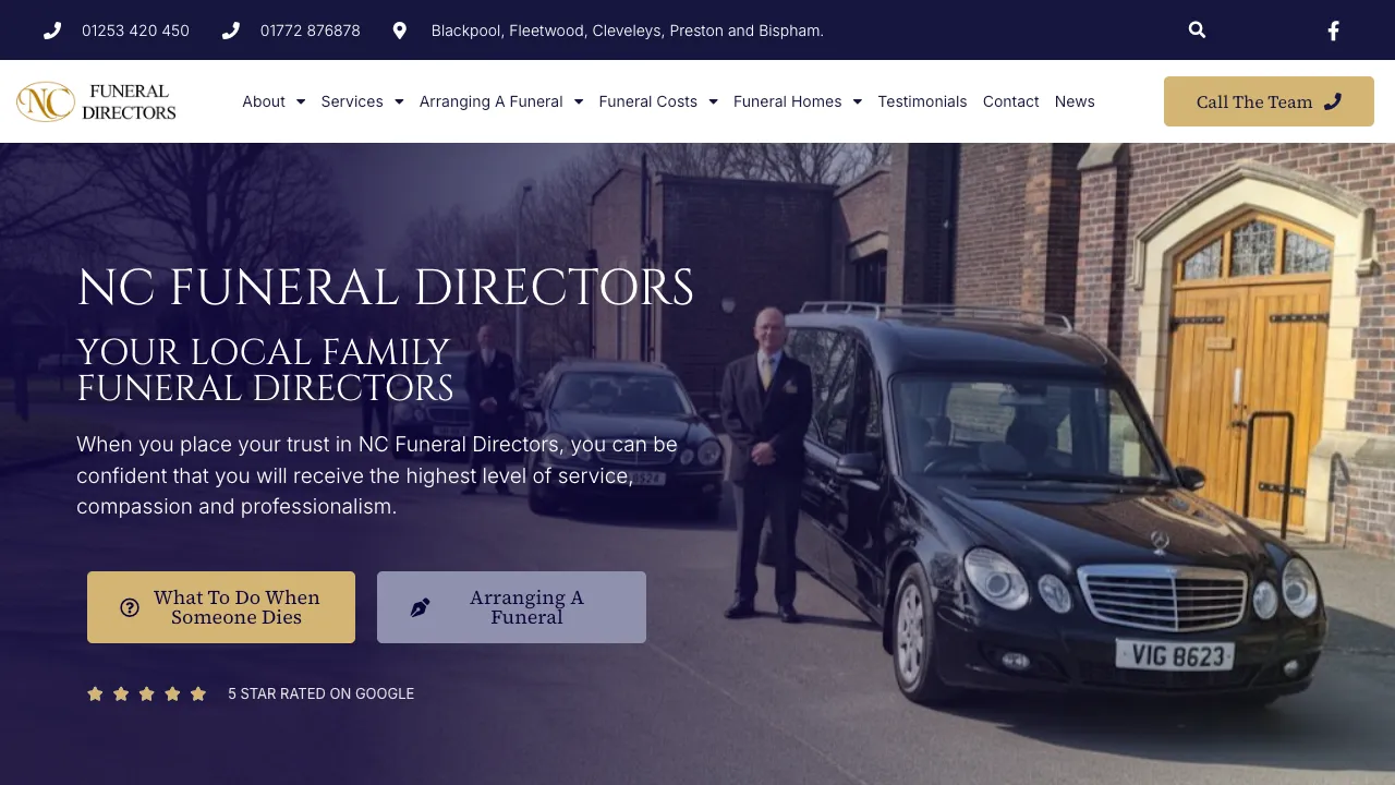 Northern Cremations Ltd t/a NC Funeral Directors - Preston