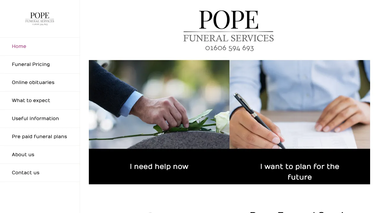 Pope Funeral Services, Northwich
