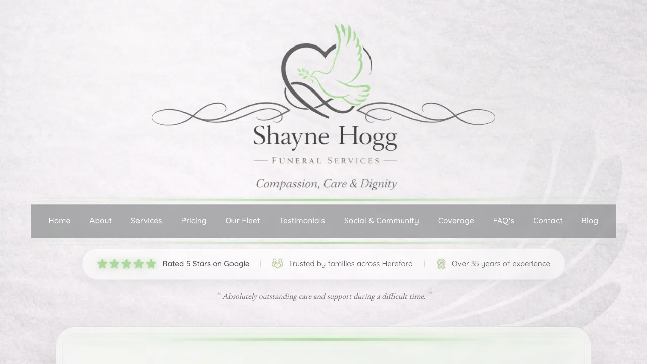 Shayne Hogg Funeral Services Ltd