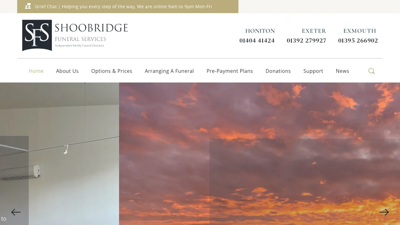 Shoobridge Funeral Services Ltd, Honiton