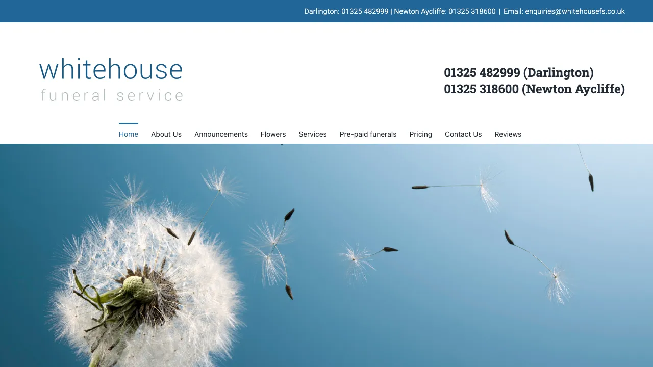 Whitehouse Funeral Service Limited - Newton Aycliffe