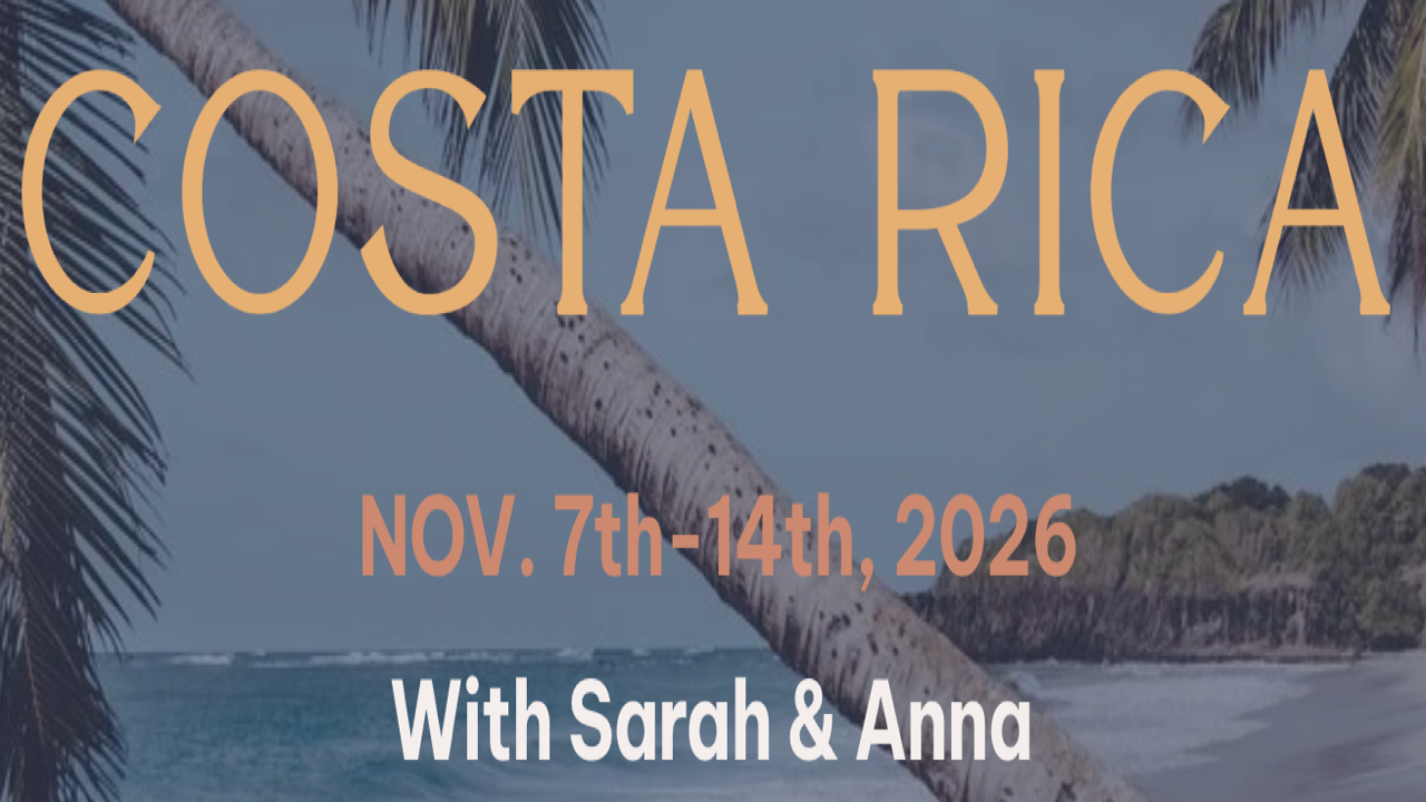 Pura Vida Yoga and Wellness Retreat with Sarah Oleson | Nov 7-14, 2026 - Nosara, Costa Rica