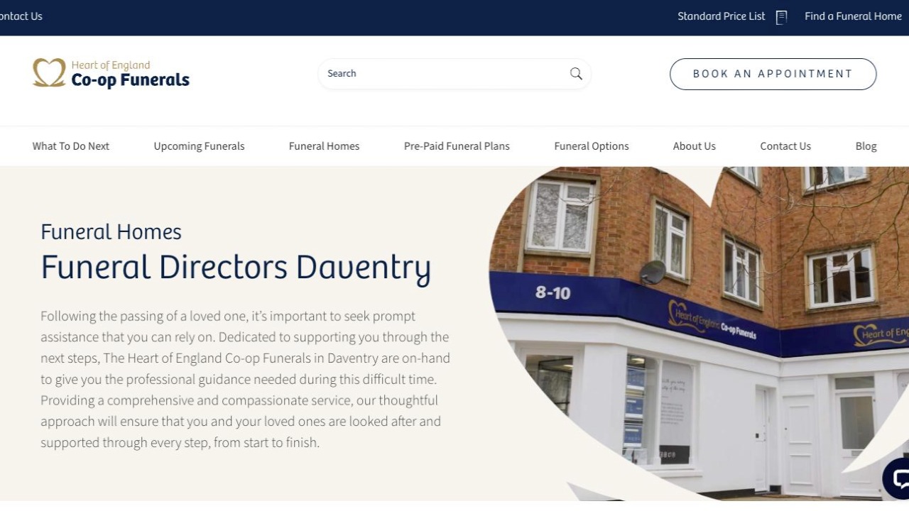 Heart of England Co-op Funerals, Daventry