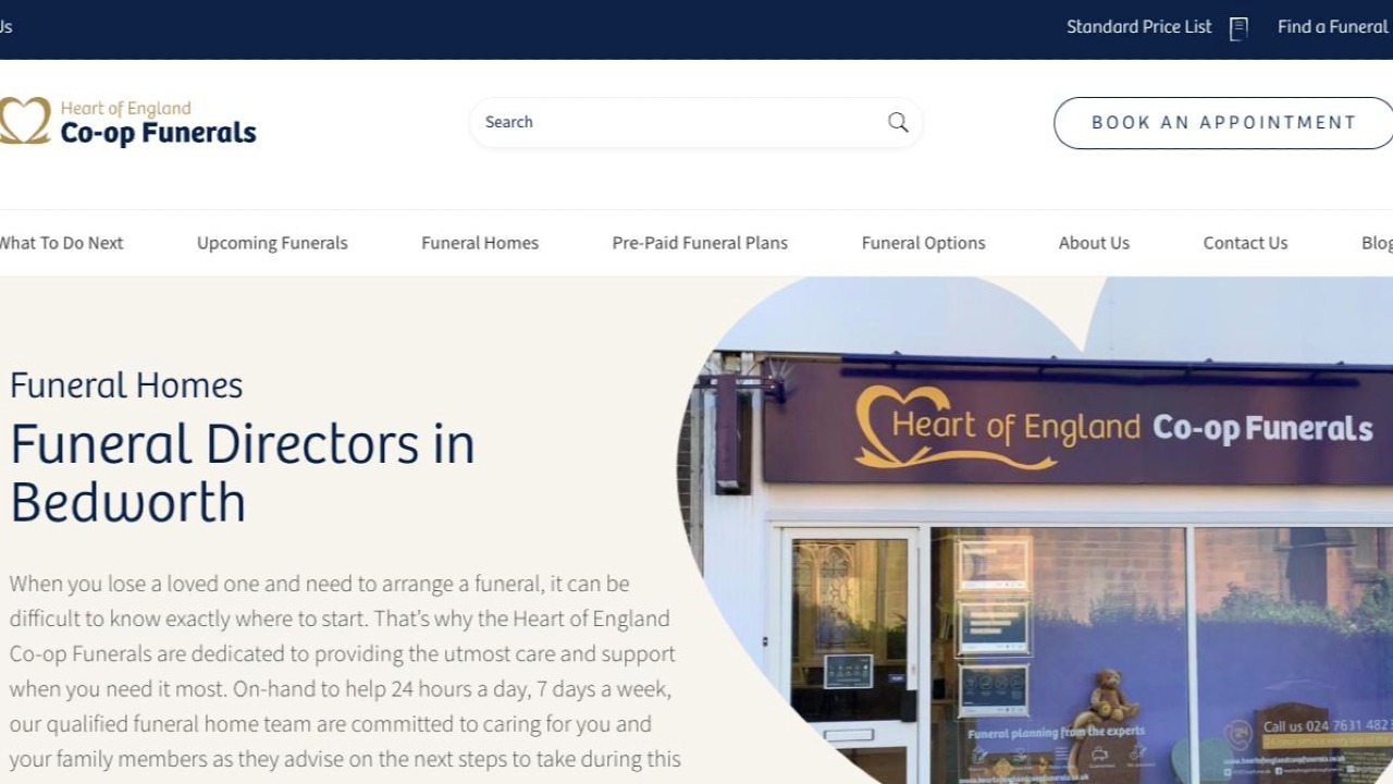 Heart of England Co-op Funerals - Bedworth