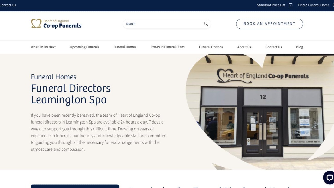 Heart of England Co-op Funerals - Leamington Spa