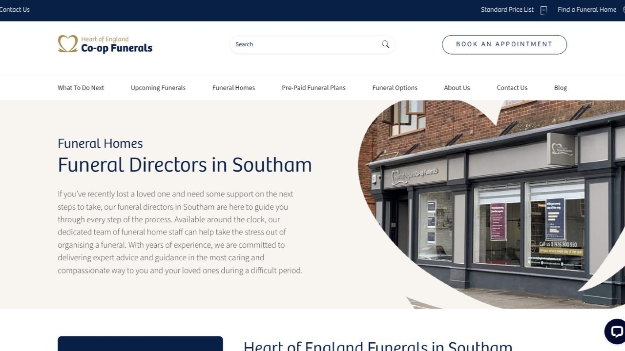 Heart of England Co-op Funerals - Southam