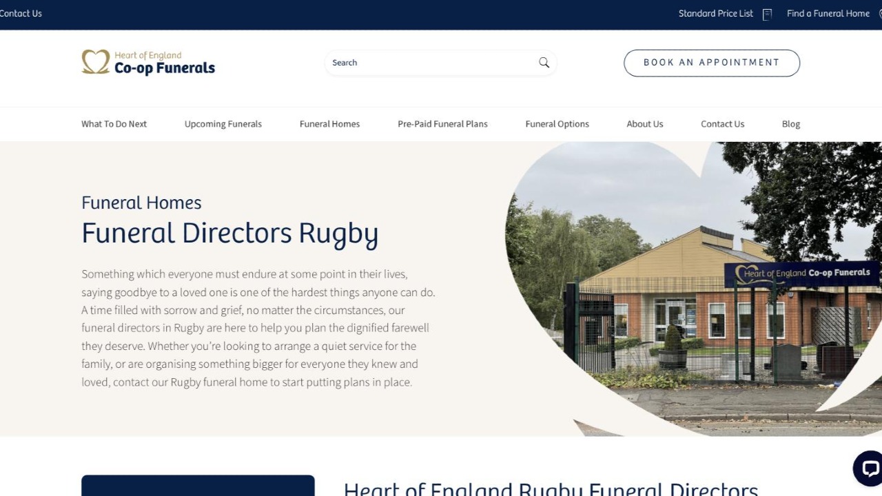 Heart of England Co-op Funerals - Rugby