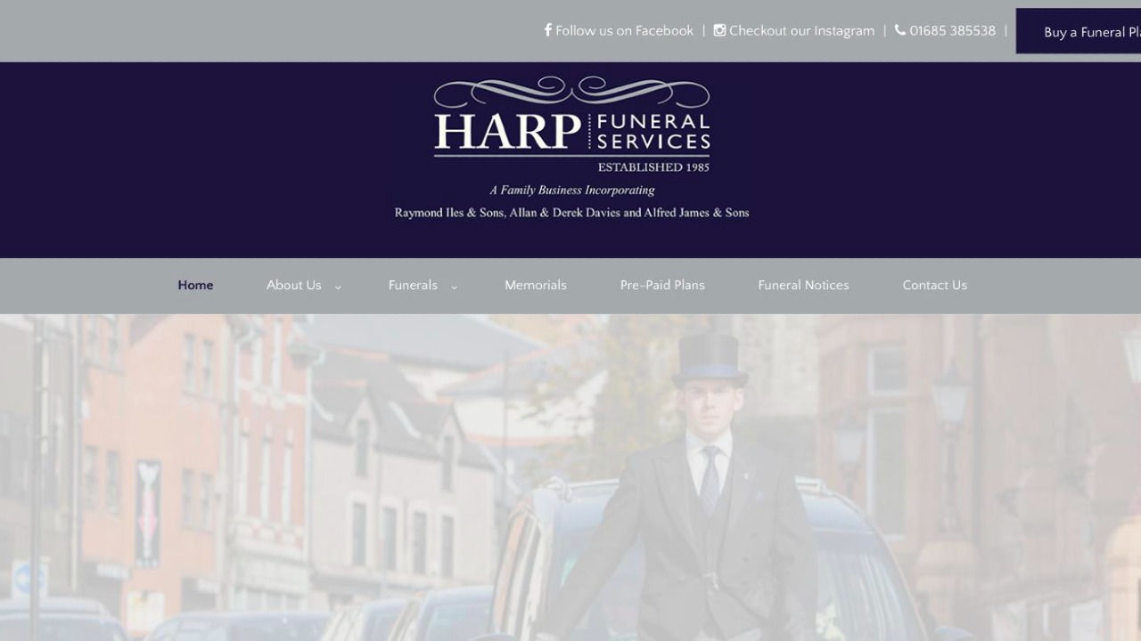 Harp Funeral Services - Raymond Iles & Sons, Cefn Coed