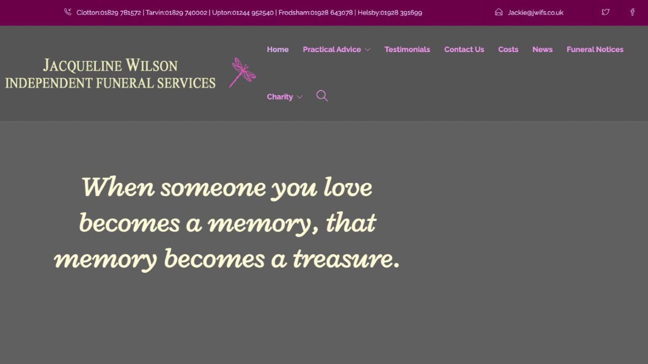 Jacqueline Wilson Independent Funeral Services Ltd