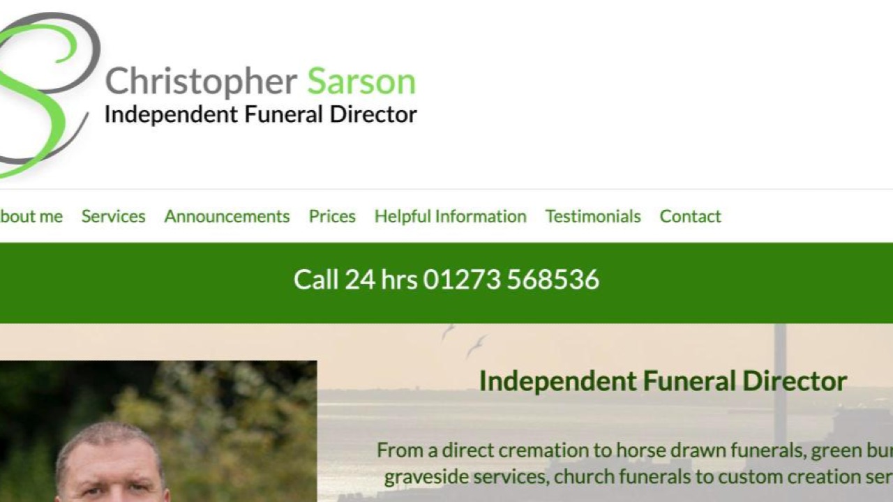Christopher Sarson Funeral Director