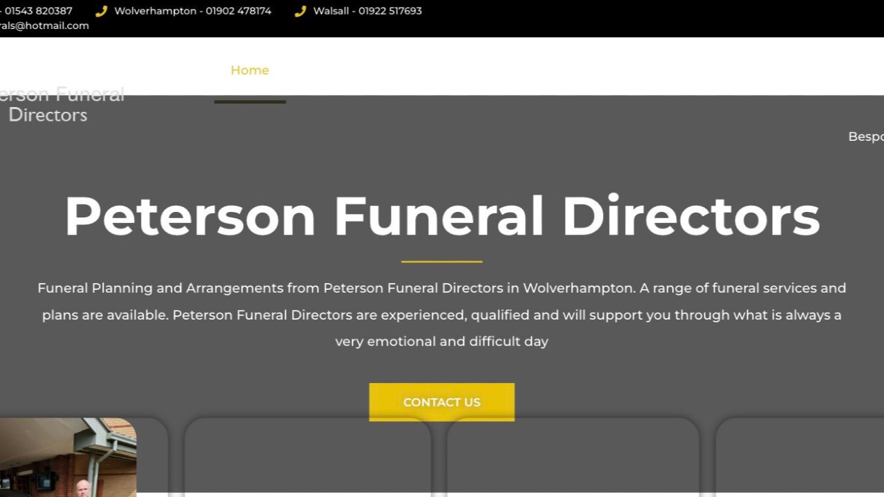 Peterson Funerals, Bilston