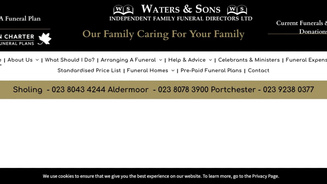 Waters & Sons Independent Funeral Directors Ltd - Aldermoor