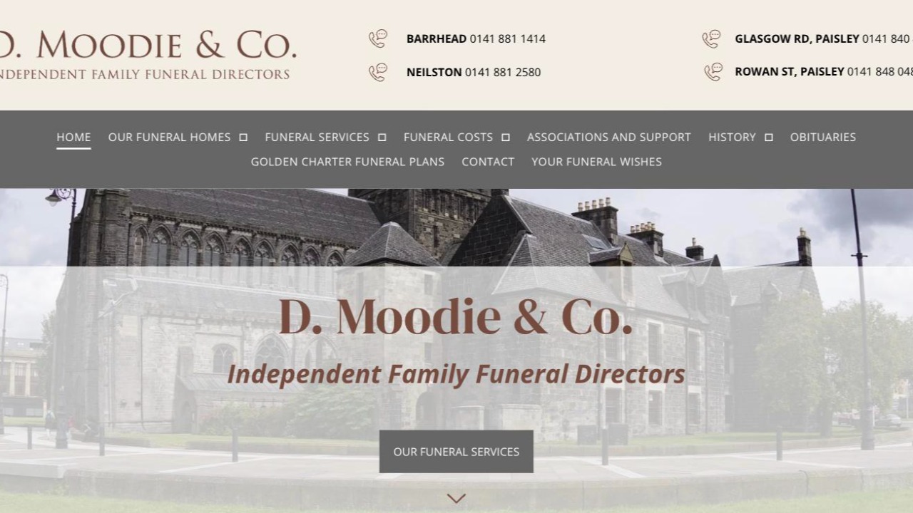 Woodside Funeral Directors, Barrhead