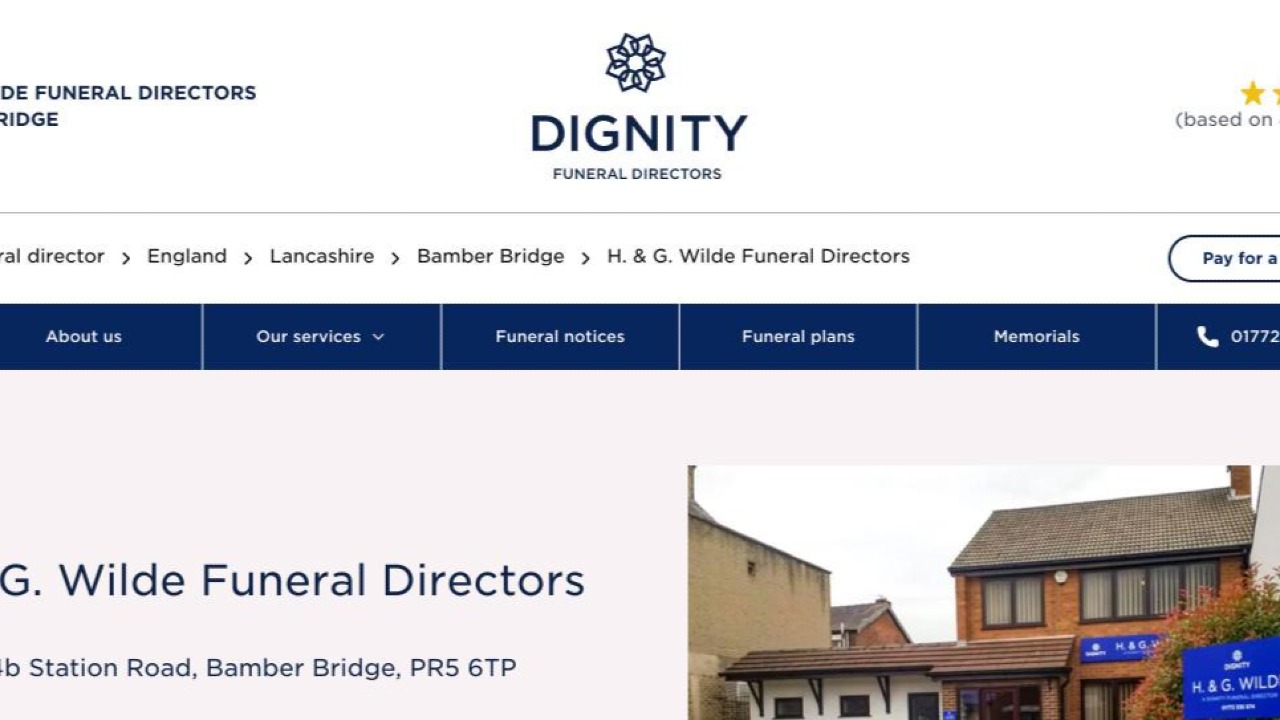 H and G Wilde Funeral Directors Ltd