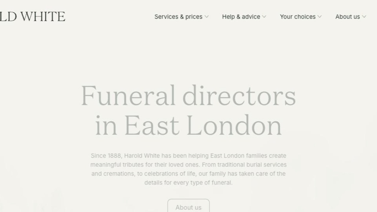 Harold White Independent Funeral Directors Ltd