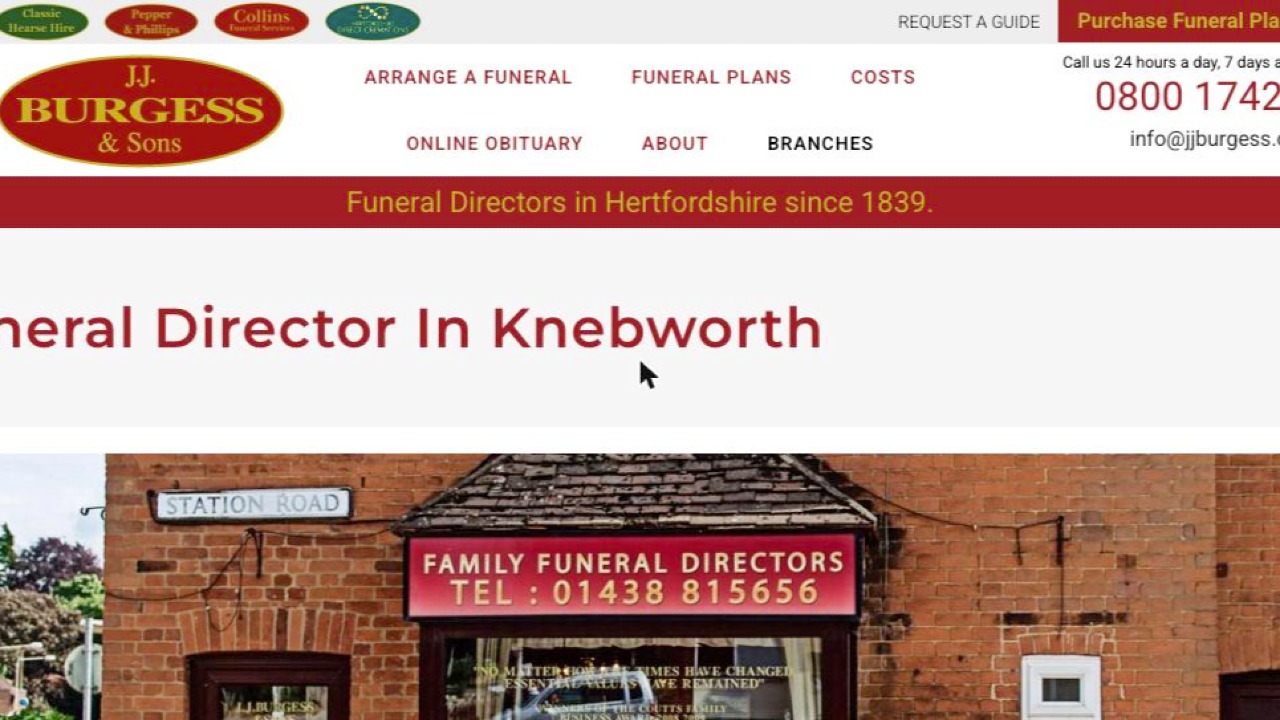 J J Burgess & Sons, Knebworth