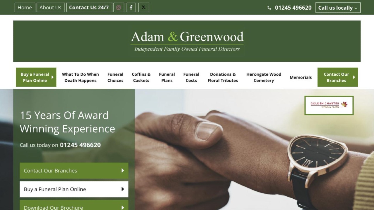 Adam and Greenwood Funeral Home LLP - Billericay