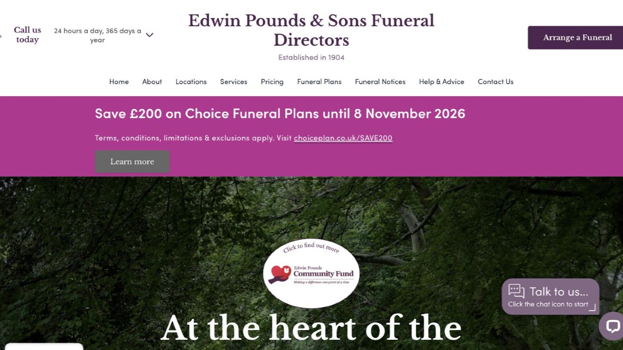 Edwin Pounds & Sons Funeral Directors - Bradford