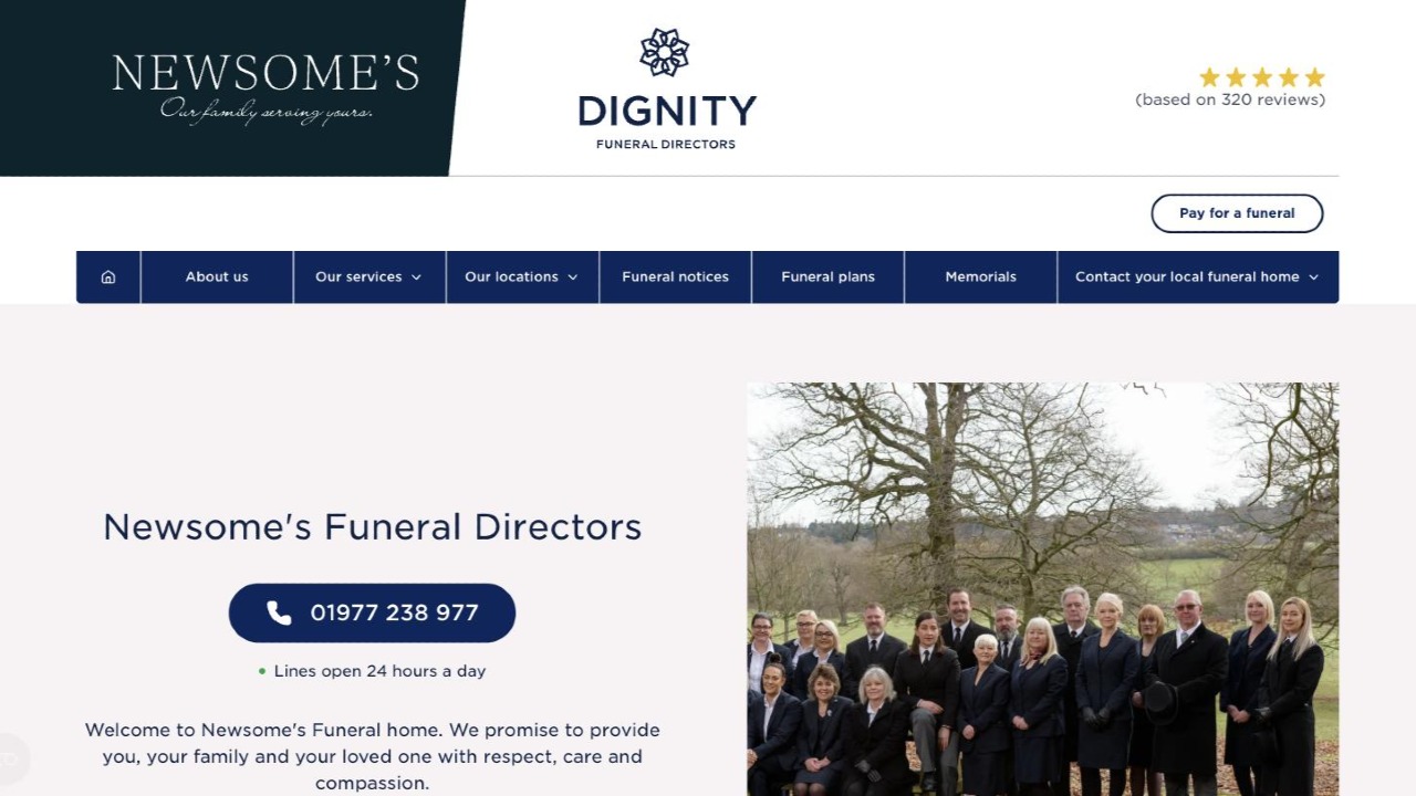 Newsome's Funeral Directors, Greasbrough