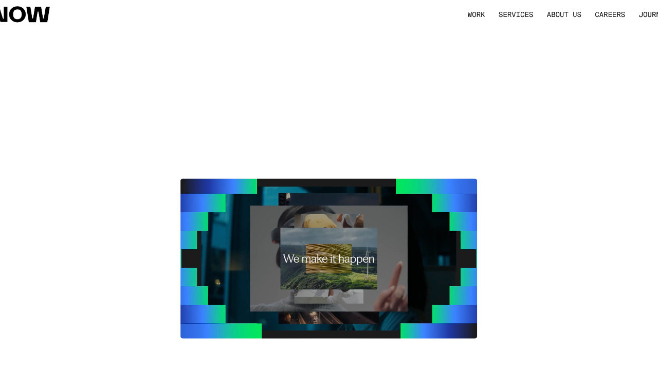Afternow homepage