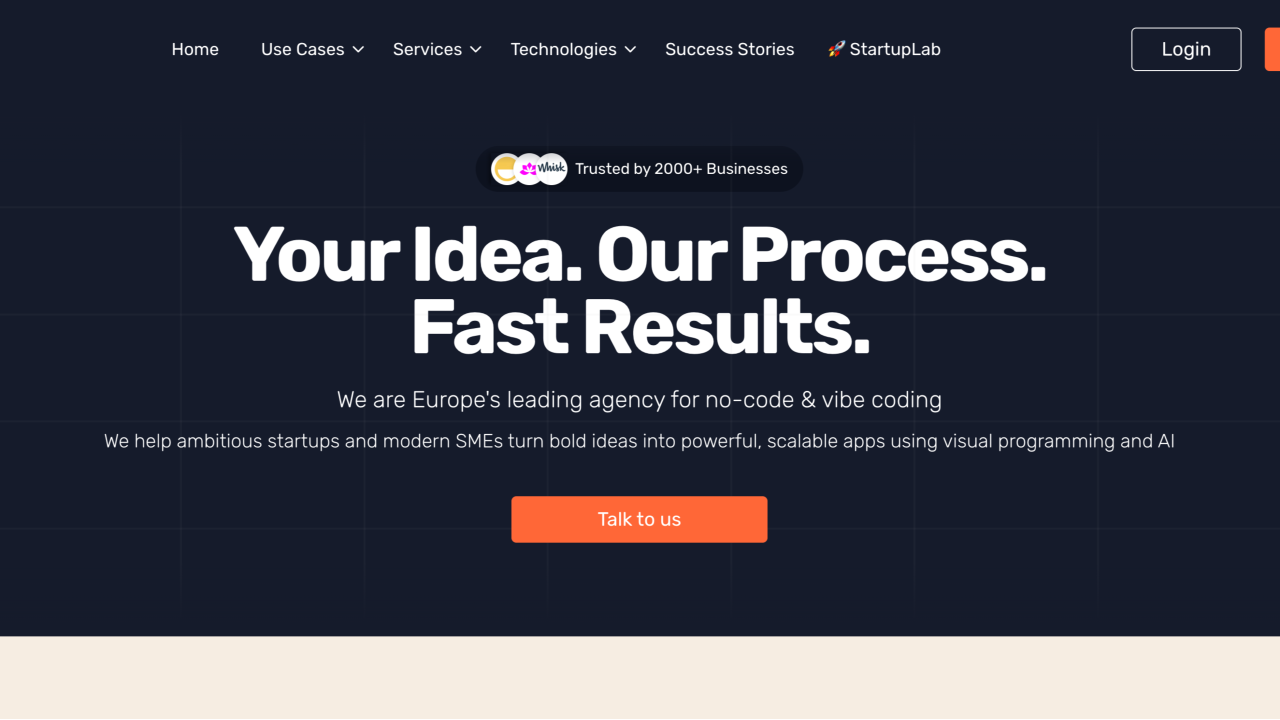 Million Labs homepage