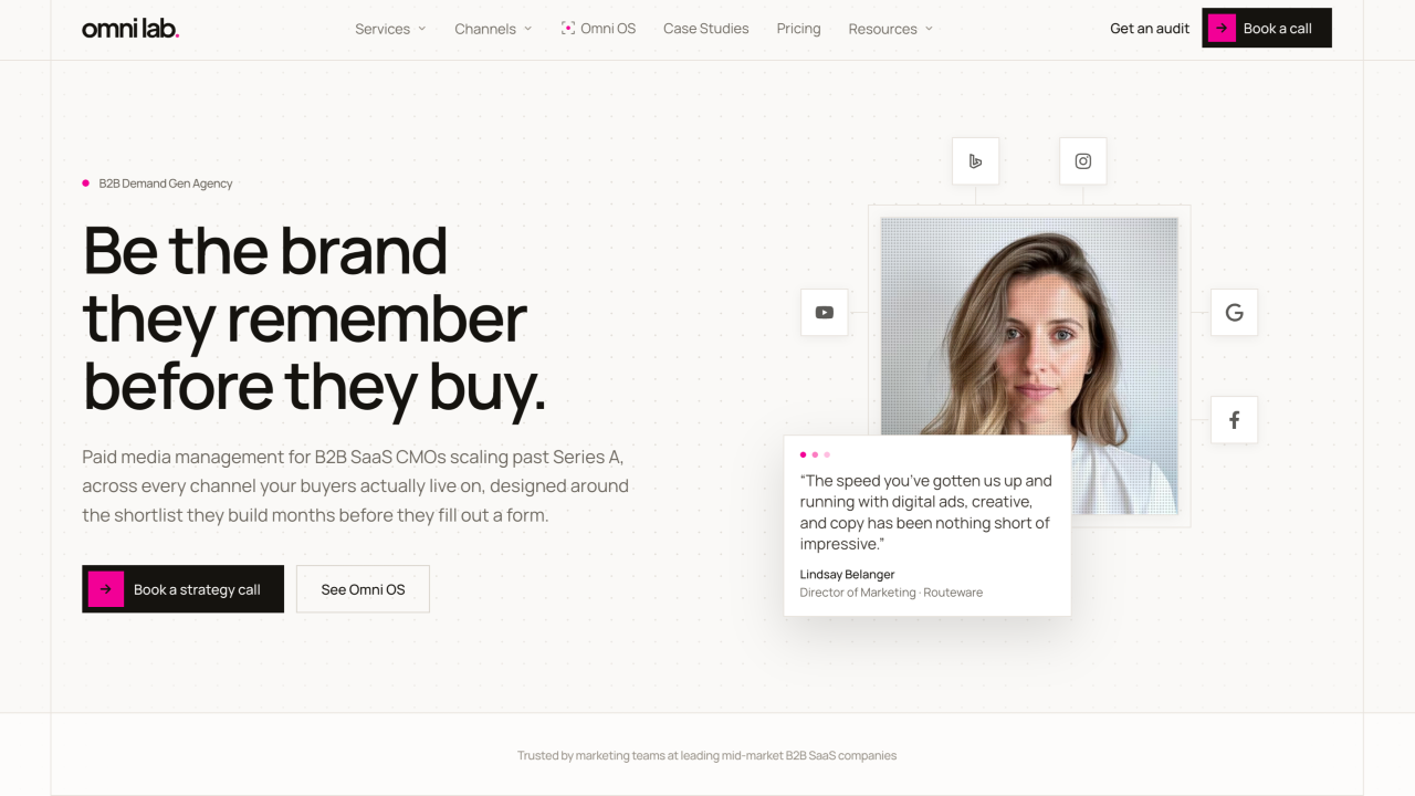 Omni Lab homepage