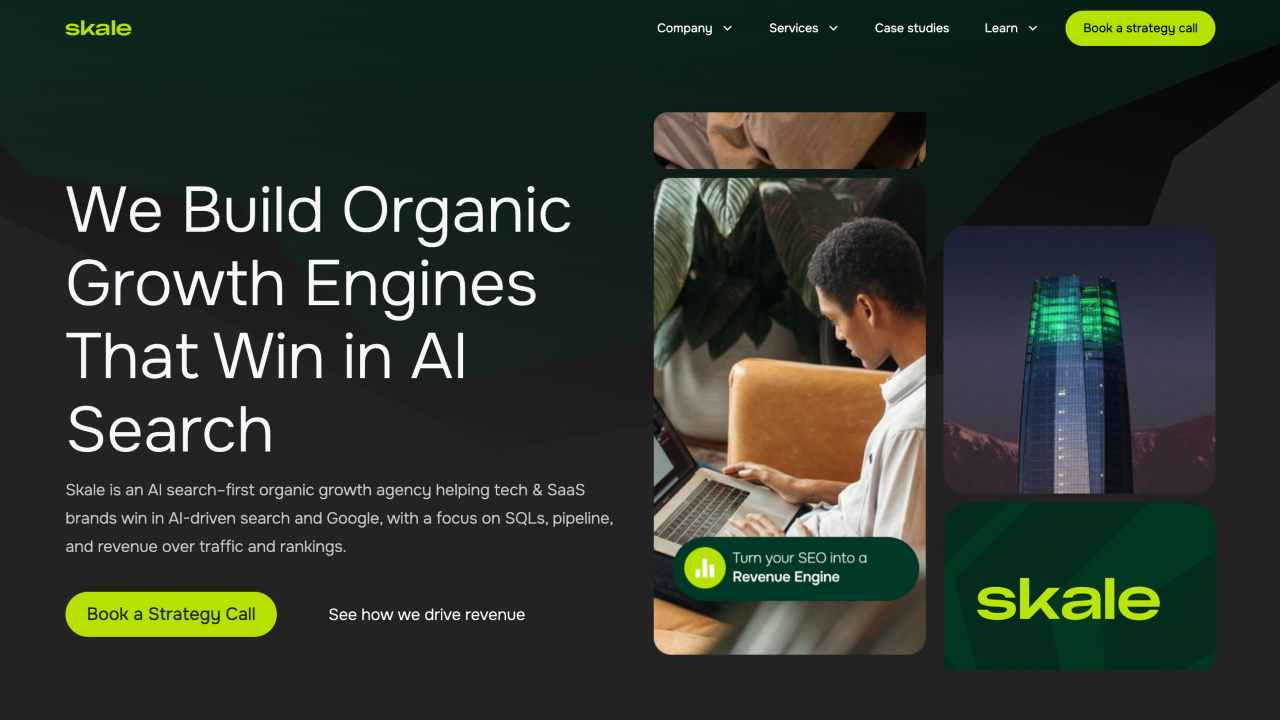 Skale homepage