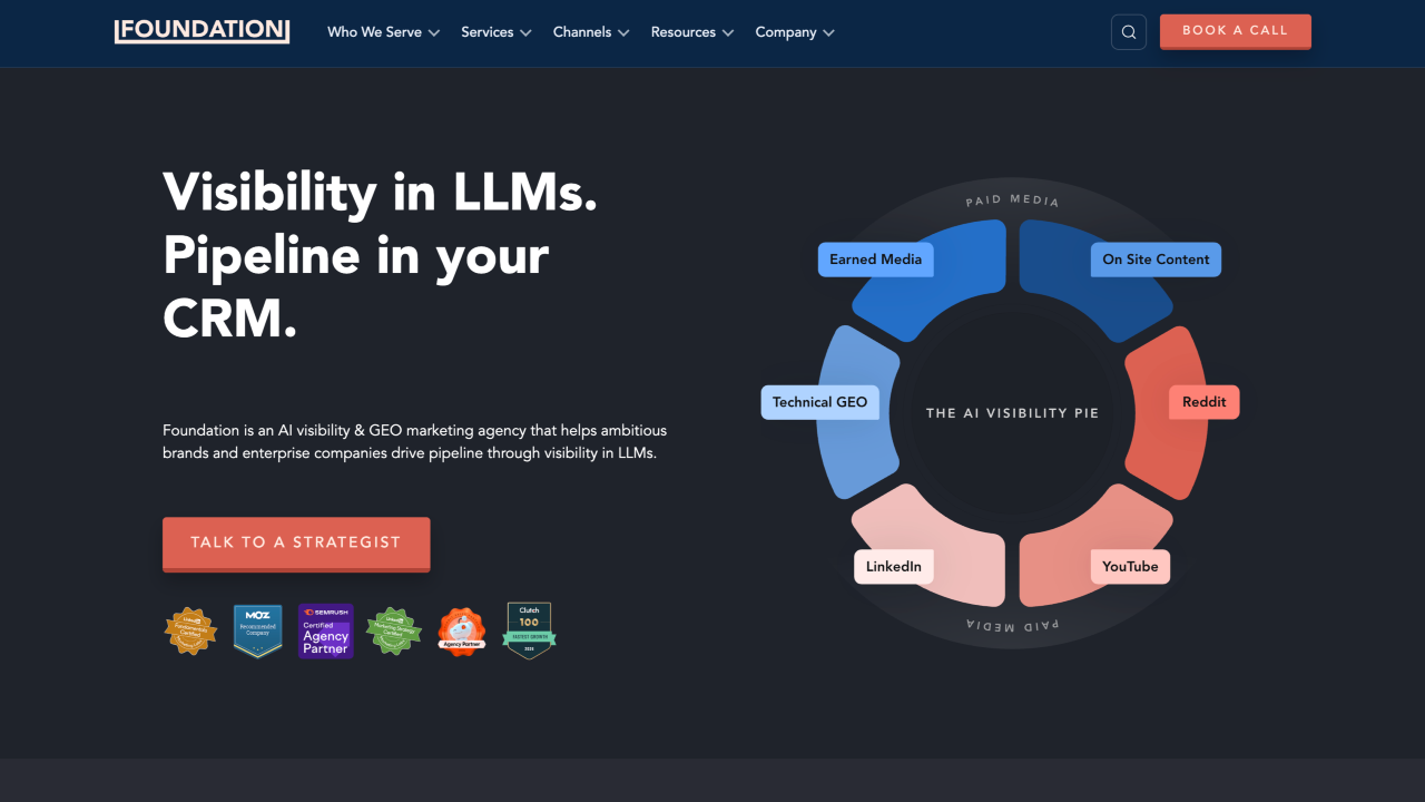 Foundation website screenshot