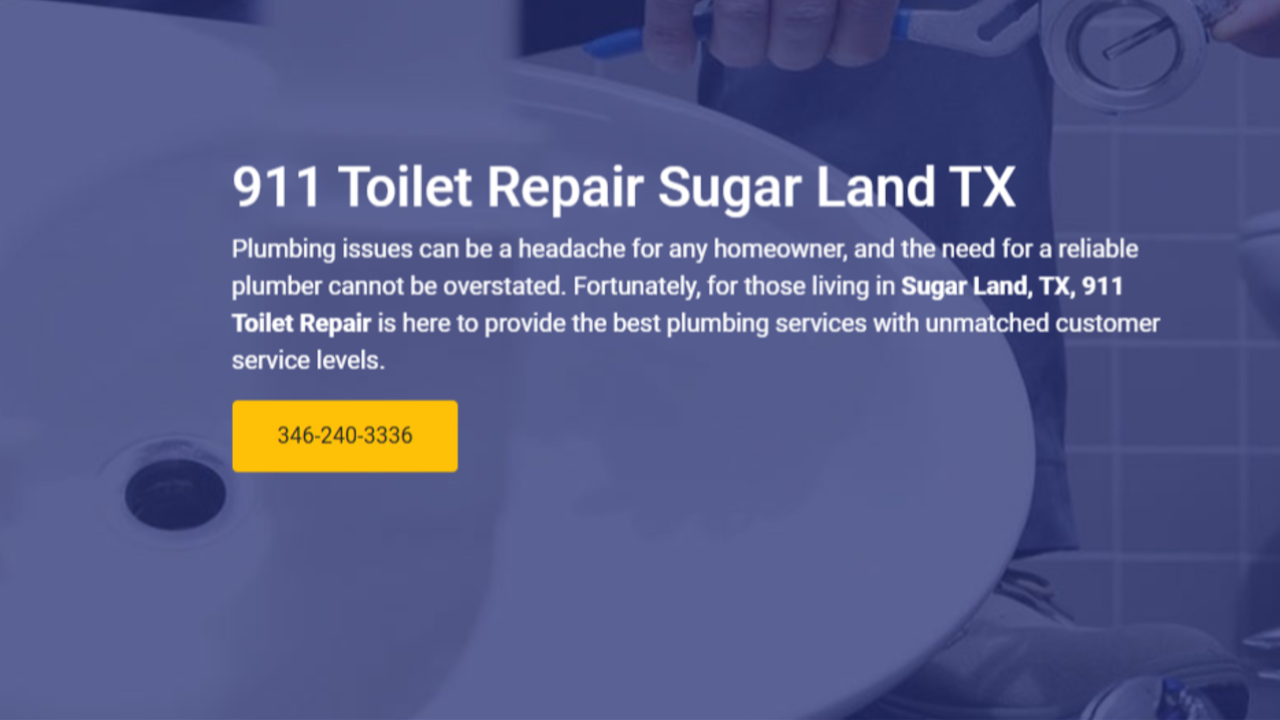 911 Toilet Repair Sugar Land TX
