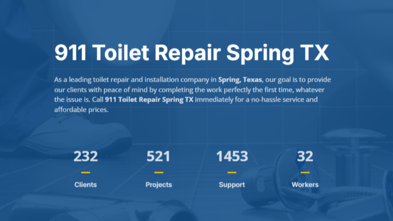 911 Toilet Repair Spring TX