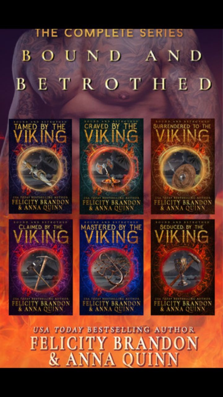 Bound and Betrothed - Dark Viking Romance Books 1-6 by Anna Quinn