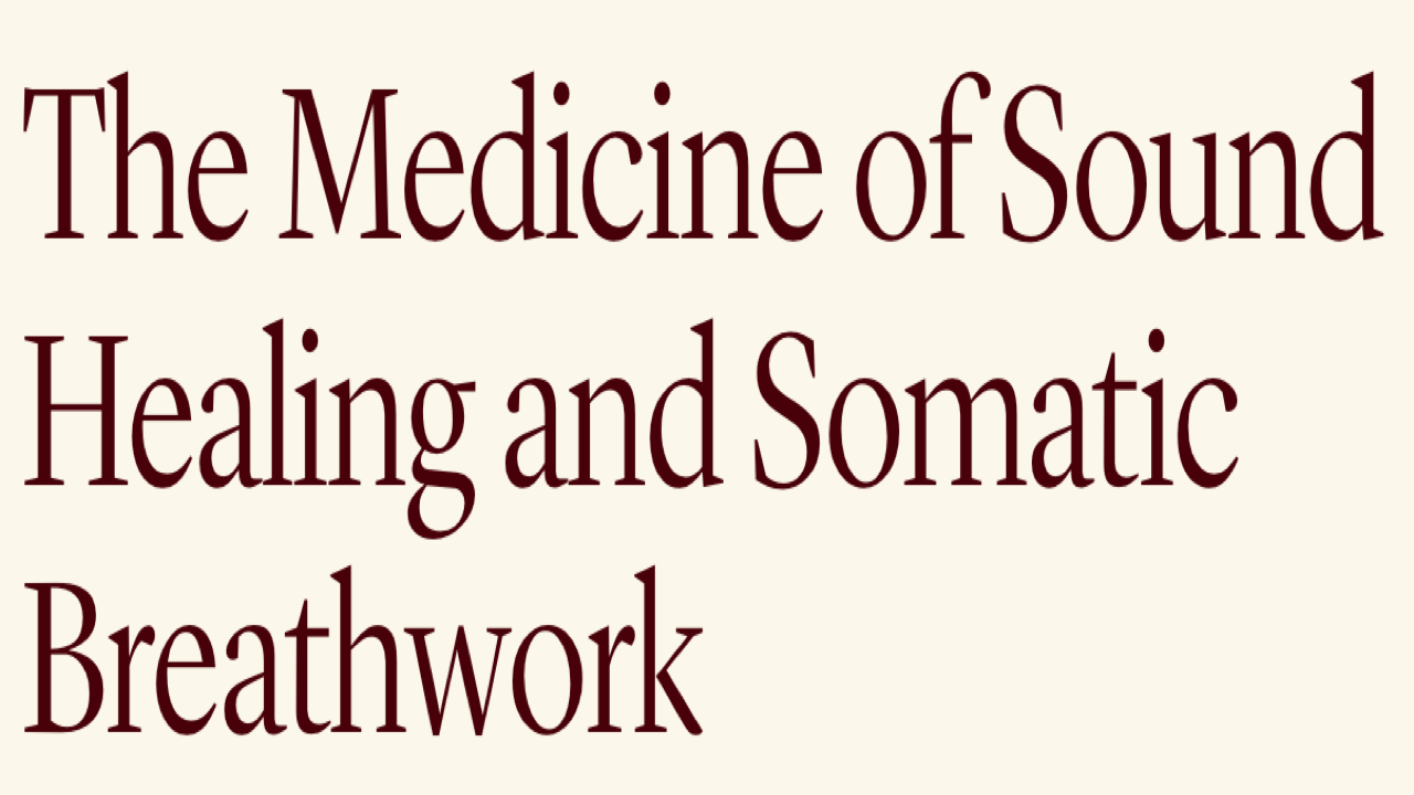 The Medicine of Sound Healing and Somatic Breathwork | Dec 11-13, 2026 - Stockbridge, MA
