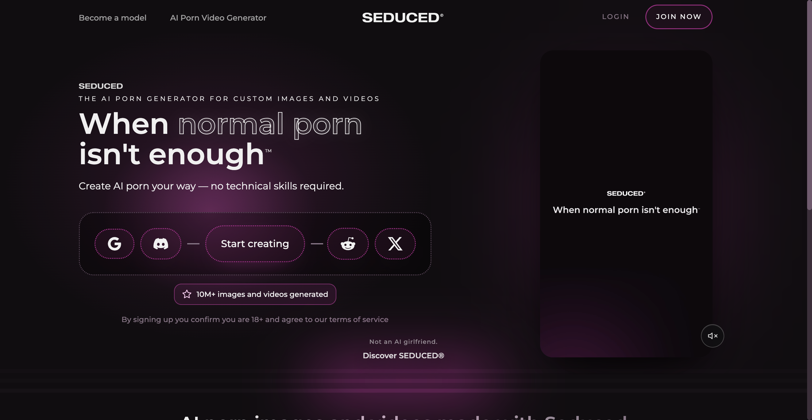 Seduced AI