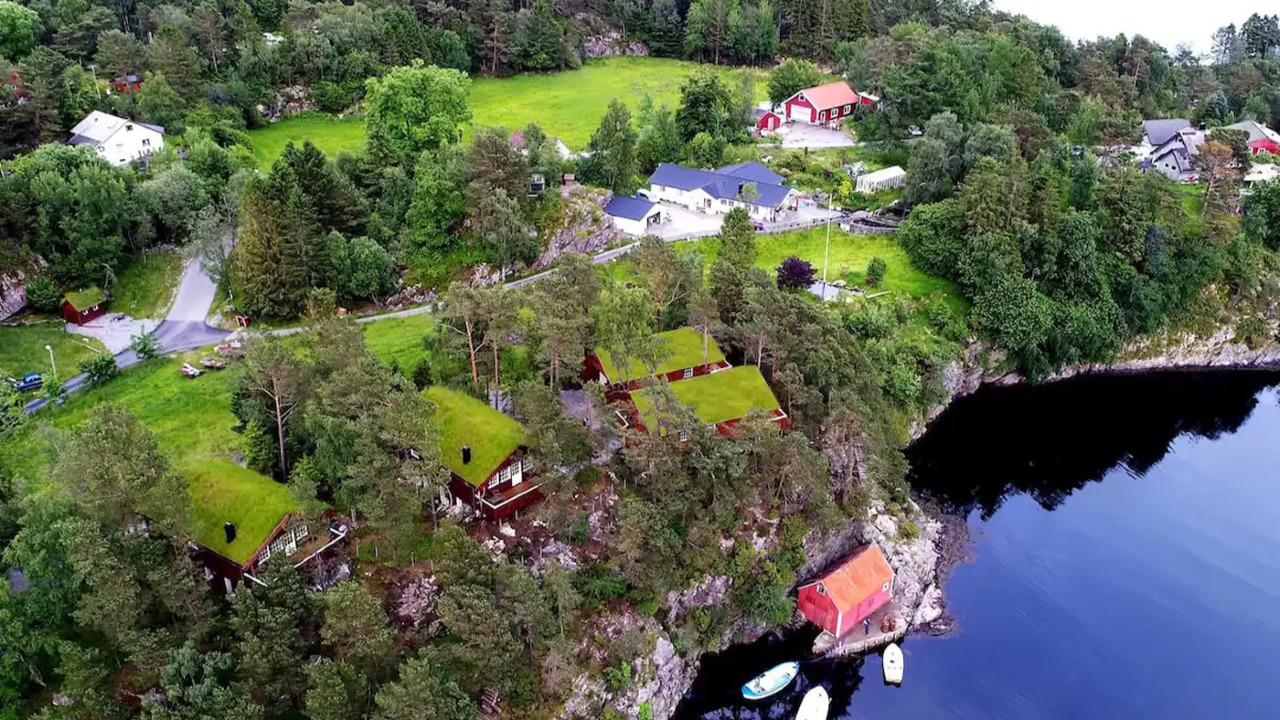 Olsnes Gård – Hüttenvermietung