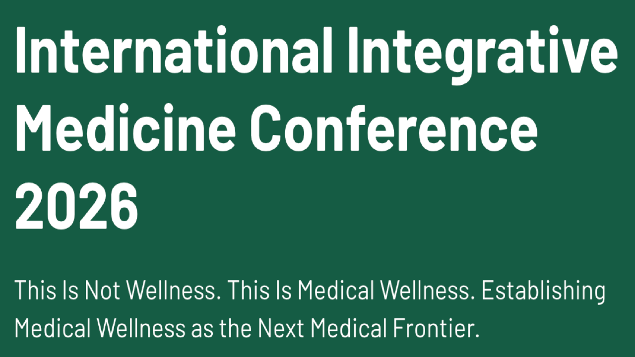 IIMC 2026 International Integrative Medicine Conference poster