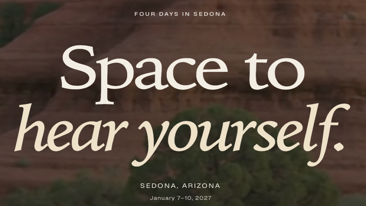 Sedona red rocks - Valentine Heals Sedona Retreat, January 7-10, 2027
