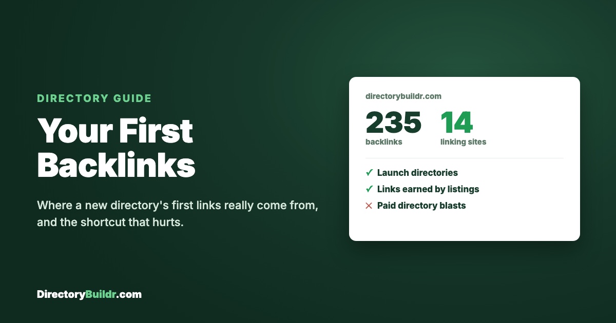 Your first backlinks: 235 backlinks from only 14 linking sites, and the shortcut that hurts