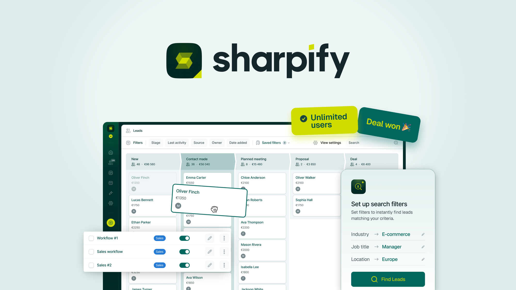 Sharpify CRM Lifetime Deal