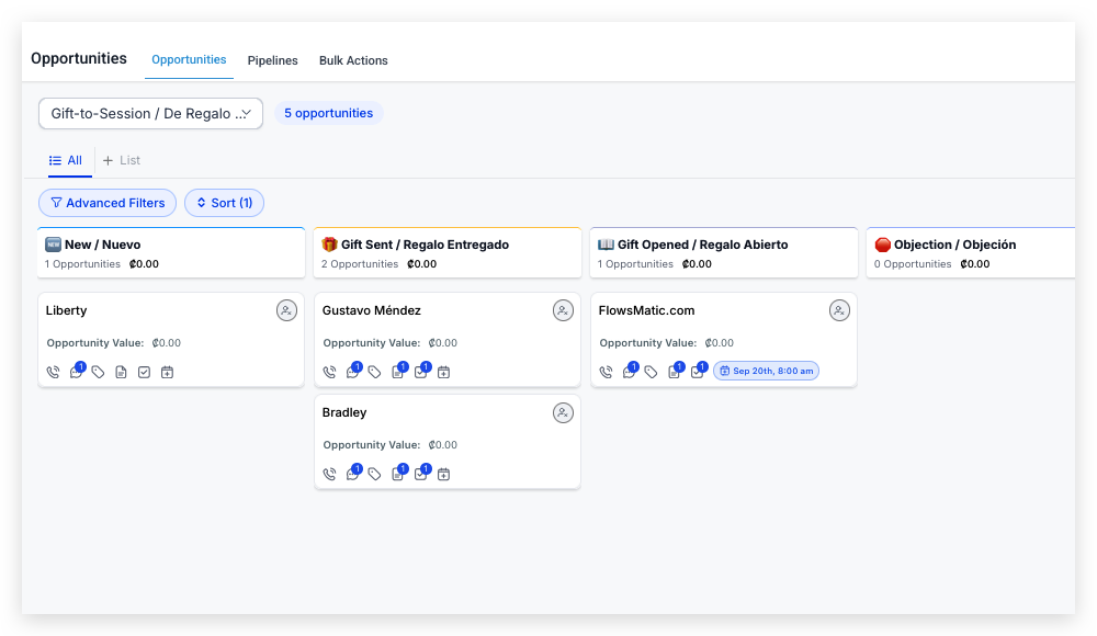 GoHighLevel marketplace - GHL integration - ð Universal Gift-to-Session